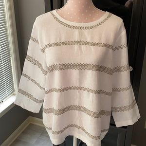 J Jill linen top